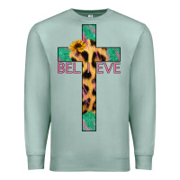 Seafoam Believe Cross Premium Sweatshirt - Bettercallsaul