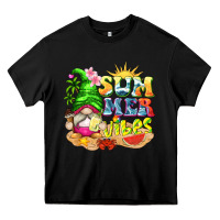 Black summer vibes gnome tbw Heavy Core Tee - texasbilliewilder