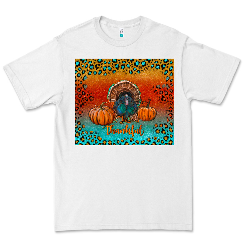 Thankful With Turkey And Pumpkins Premium Tee by RanaPortraitStore | Teevron