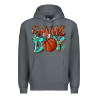 Rock Game day leopard basketball Premium Hoodie - NancyCooperArtShop