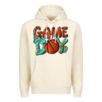 Tofu Game day leopard basketball Premium Hoodie - NancyCooperArtShop