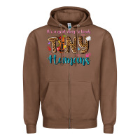 Chestnut its a good day to teach tiny humans Zipper Hoodie - NancyCooperArtShop