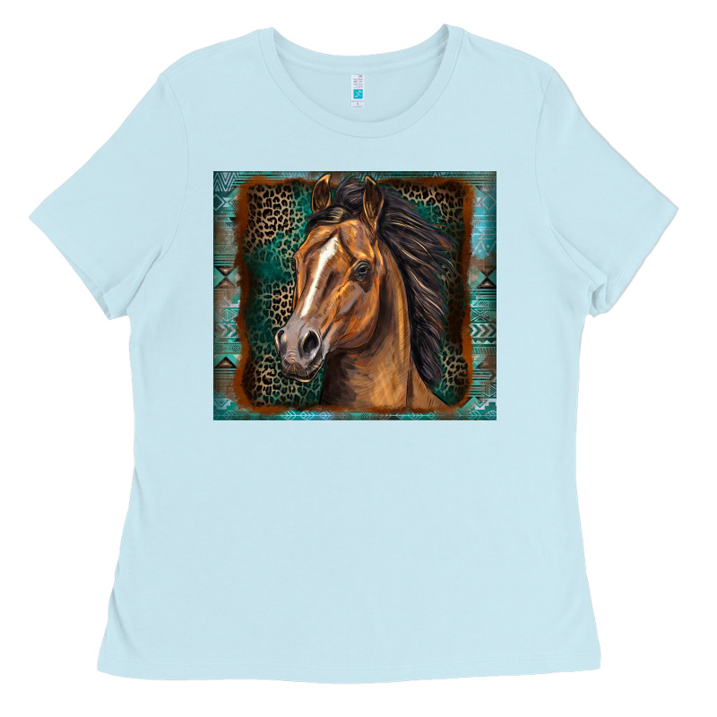 Western Horse Ladies Tee by Zillion Design Studio | Teevron