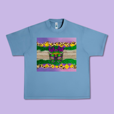 Mardi Gras Mask Urban Heavy Tee Designed By Adodesignshop
