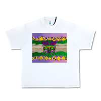 White mardi gras mask Urban Heavy Tee - AdoDesignShop