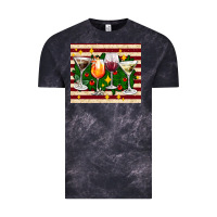 Cloud Black Christmas cocktail Vintage Tee - AdoDesignShop