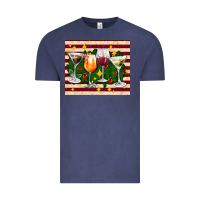 Vintage Denim Christmas cocktail Vintage Tee - AdoDesignShop