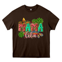 Chocolate Brown mama cita Heavy Core Tee - Zillion Design Studio
