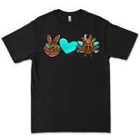 Black peace love thanksgiving turkey Premium Tee - RanaPortraitStore