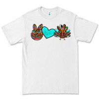 White peace love thanksgiving turkey Premium Tee - RanaPortraitStore