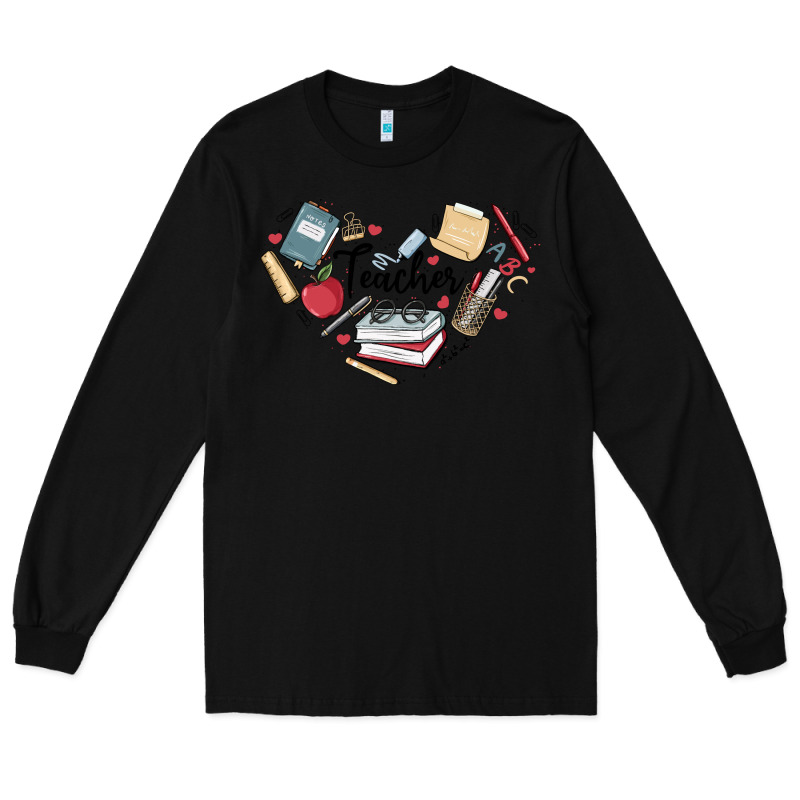 Teacher Long Sleeve Tee by MaliasSmallBusiness | Teevron