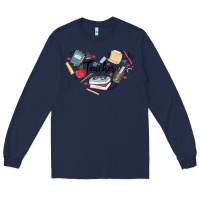 Navy teacher Long Sleeve Tee - MaliasSmallBusiness