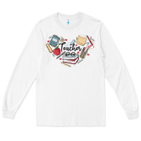White teacher Long Sleeve Tee - MaliasSmallBusiness