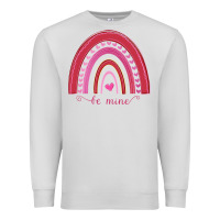 Dove Grey Valentines Day Rainbow Premium Sweatshirt - Bettercallsaul