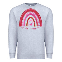 Heather Grey Valentines Day Rainbow Premium Sweatshirt - Bettercallsaul
