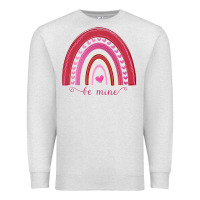 Oatmeal Heather Valentines Day Rainbow Premium Sweatshirt - Bettercallsaul