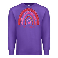 Purple Valentines Day Rainbow Premium Sweatshirt - Bettercallsaul