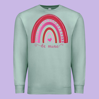 Valentines Day Rainbow Premium Sweatshirt Designed By Bettercallsaul