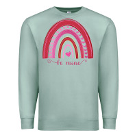 Seafoam Valentines Day Rainbow Premium Sweatshirt - Bettercallsaul
