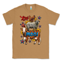 Toasted Coconut red white moo farm animals 4th of july Classic Tee - LillyAllenDesigns