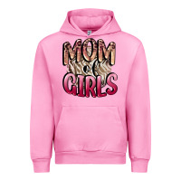 Fuchsia Pink Mom of Girls Mother's Day Urban Hoodie - CowGirlArtShop