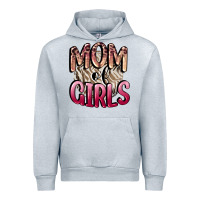 Heather Grey Mom of Girls Mother's Day Urban Hoodie - CowGirlArtShop