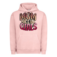 Pigment Salmon Mom of Girls Mother's Day Urban Hoodie - CowGirlArtShop
