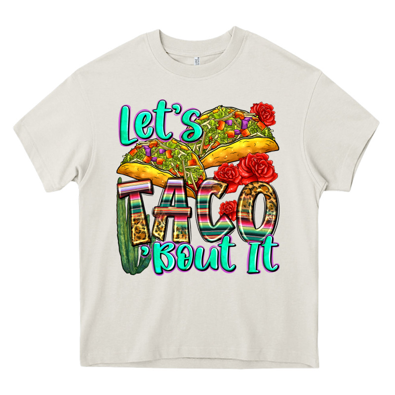 Let's Taco Bout It Heavy Core Tee by Zillion Design Studio | Teevron