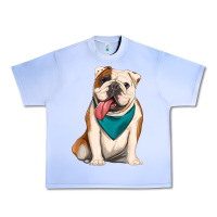 Grape Ice english bulldog Urban Heavy Tee - Artiststas