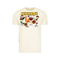 Vintage Arctic Cheers Christmas Coctail Vintage Tee - AdoDesignShop