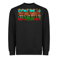 Black horses roses ann cactuses license plate Heavyweight Sweatshirt - Artiststas