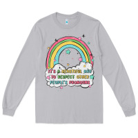 Moon Dust beautiful day to respect pronouns Long Sleeve Tee - MaliasSmallBusiness