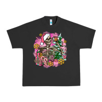 Pigment Black pink coffee gifts christmas skeleton coffee Urban Heavy Tee - AdoDesignShop