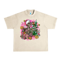 Sandshell pink coffee gifts christmas skeleton coffee Urban Heavy Tee - AdoDesignShop