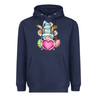 Navy Easter gnome Heavyweight Hoodie - RanaPortraitStore