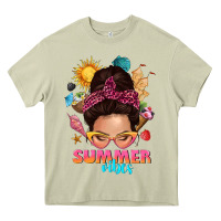 Mossy summer vibes messy bun tbw Heavy Core Tee - texasbilliewilder