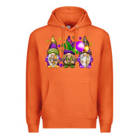 Carrot Mardi Gras gnomes Premium Hoodie - NancyCooperArtShop