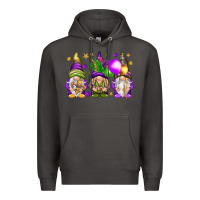 Smoke Mardi Gras gnomes Premium Hoodie - NancyCooperArtShop