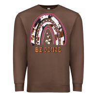 Chestnut Valentines Day Rainbow, Valentines Day Rainbow Cowhide, Premium Sweatshirt - Bettercallsaul