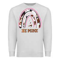 Dove Grey Valentines Day Rainbow, Valentines Day Rainbow Cowhide, Premium Sweatshirt - Bettercallsaul
