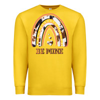 Lemon Valentines Day Rainbow, Valentines Day Rainbow Cowhide, Premium Sweatshirt - Bettercallsaul