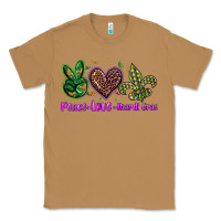 Toasted Coconut peace love mardi gras Classic Tee - BarkalooDesign