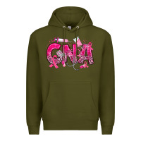 Army Green breast cancer cna certified nursing assistant Premium Hoodie - JahusDesignShop
