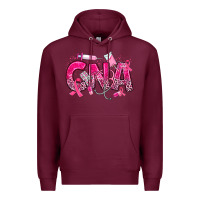 Burgundy breast cancer cna certified nursing assistant Premium Hoodie - JahusDesignShop
