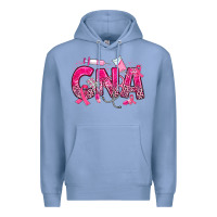 Colony Blue breast cancer cna certified nursing assistant Premium Hoodie - JahusDesignShop