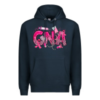Navy breast cancer cna certified nursing assistant Premium Hoodie - JahusDesignShop