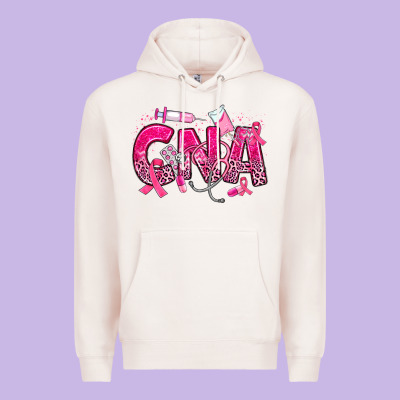 Breast Cancer Cna Certified Nursing Assistant Premium Hoodie Designed By Jahusdesignshop