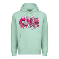 Seafoam breast cancer cna certified nursing assistant Premium Hoodie - JahusDesignShop