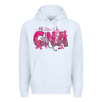 White breast cancer cna certified nursing assistant Premium Hoodie - JahusDesignShop
