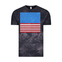Cloud Black Glitter 4th Of July Seamless Pattern Vintage Tee - BundleAndBundleShop